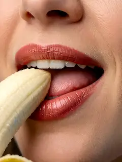 🍌バナナと唇💋