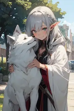 魔術師・銀狼・白犬と