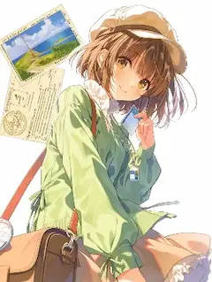 旅する少女の青い記憶。