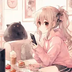 居間でSNSチェック
