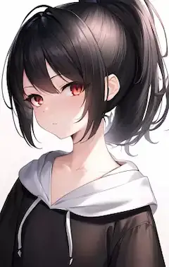 ポニテ×パーカー