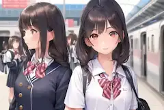 通学路で