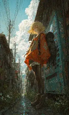 旅する金髪の少女