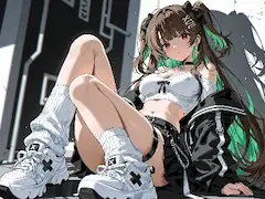 赤い瞳のストリートガール