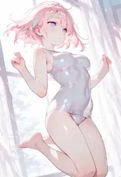 銀色の浮遊少女と窓辺の夢