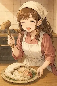 鯛の塩釜焼