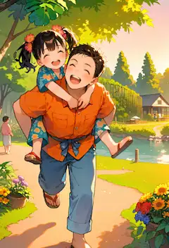 パパというより父ちゃんって感じかな