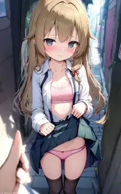 罰ゲーム「路地裏露出チャレンジ」
