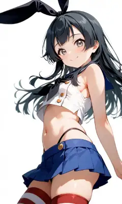 島風コスの少女