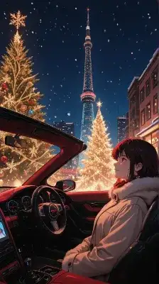 クリスマスのドライブデート
