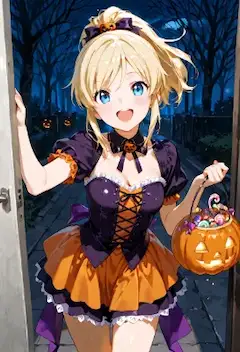 月夜のトリックオアトリート冒険