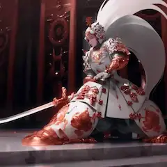 聖堂騎士の女性
