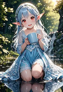 森のエルフと魔法のティータイム