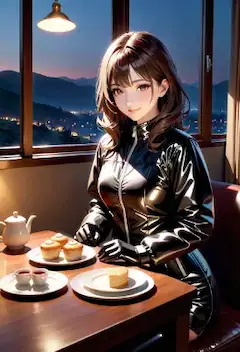 夜のティータイム