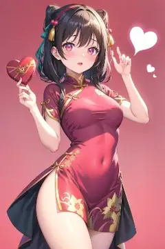 バレンタイン・チャイナ🍫💝