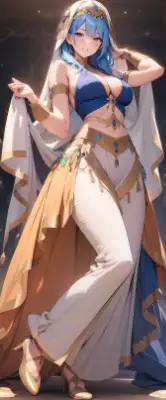 青髪さん②