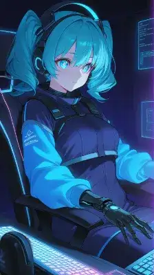 アンドロイドガールとヘッドホン