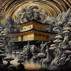 金閣寺に蠢く魍魎