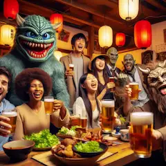 みんなで飲み会