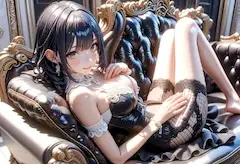 魅惑の黒髪令嬢