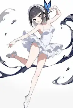 バレエしているアンジェ
