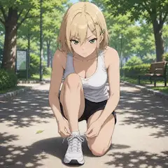 靴紐結び