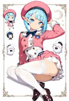 飾りの粒が静かにゆれる瞬間