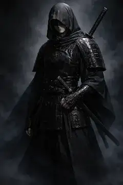 闇に佇む黒き剣士