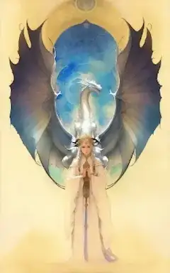 （DDON）巫女ミシアル＋白竜