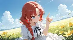 under the blue sky