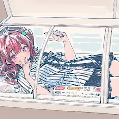 冷蔵庫のいたずら少女
