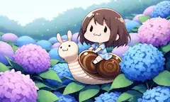 お題:カタツムリ 企画参加作品画像