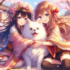 仲良し姉妹の新しいファミリー
