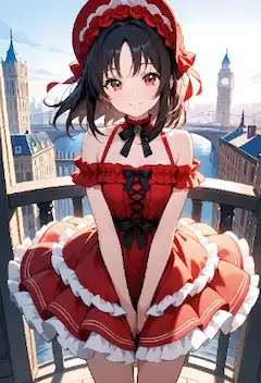 「初めての海外旅行ですが、貴方と一緒だと楽しいですね♪」