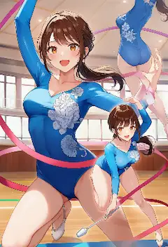 リボンが舞う体育館の青春