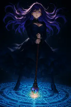 紫髪の魔女と輝く禁断の儀式