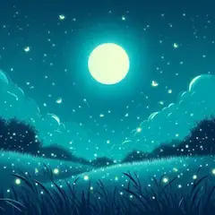 草原の夜