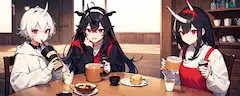 角っ娘のお茶会