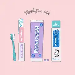 歯磨きグッズのありがとうの贈り物