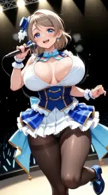 [動画]【ラブライブ！】渡辺 曜 (爆乳化ラーメン食後)