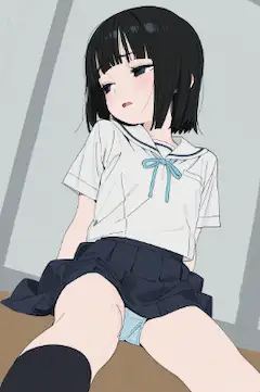 145cm子ちゃんのパンチラ