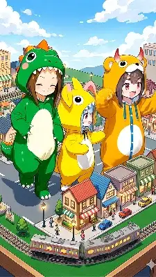 ミニチュアと女の子