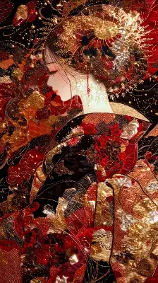 金箔のヴェールに包まれた祈り