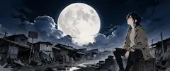 月はキレイ