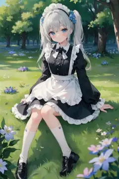 休憩中のメイドさん(⁠◍⁠•⁠ᴗ⁠•⁠◍⁠)⁠❤