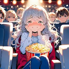 塩味強めのポップコーン