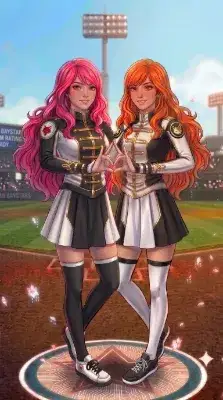 DALL-E 3 篇 (Part Ⅲ) [No.1] 18章 (1/6) 「Twin Musesの従姉妹 Binary Duana」 - 各生成AIをアニメ風キャラクターに擬人化！-