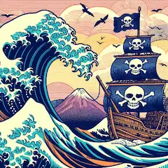 場所:神奈川沖浪裏