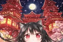 45 夜桜と日本の城