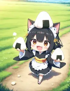 おにぎりon headニャ！